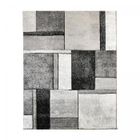 UN AMOUR DE TAPIS tapis grand salon 280x380 tissé gris rectangle motif géométrique LYN8 GEOME