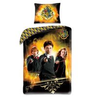 Parure de Lit Harry Potter, Ron et Hermione Unique