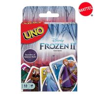Jeux de Société,Mattel jeux UNO série jeu de cartes fête de famille drôle jeux de société jeu classique - Type UNO Disney Frozen 2