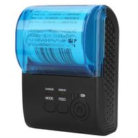58mm Portable Mini Imprimante Thermique, Impression à Haute Vitesse 90mm-Sec Bluetooth 4.0 ESC-POS USB-Serial, Label Reçus Imprim