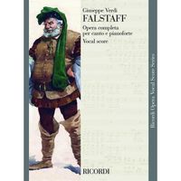 Falstaff - Vocal Score, de Giuseppe Verdi -  Opéra ou Opérette en Italien édité par Ricordi