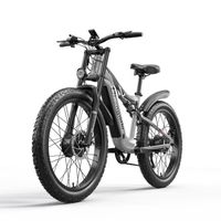Vélo électrique Double Moteur 1000W*2 - Shengmilo S600-  électrique fat bike 26" - SAMSUNG Batterie 48V17.5Ah - Max 50KM/H - Gris