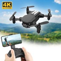 Mini drone 4K - SHOP-STORY - Caméra grand angle - Pilotage via smartphone - Noir