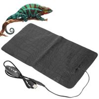 VGEBY Tapis chauffant pour reptiles Tapis Chauffant Imperméable USB animalerie chauffage L (50x26x3 2cm/19,7x10,2x12,6 pouces)