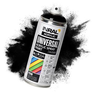 Peinture Multi-supports Rustins Noir 500ml – Intérieur/Extérieur – Séchage Rapide