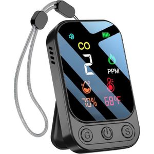 Spreadtron Détecteur Monoxyde De Carbone – Écran LCD, Alarme 85 DB, Capteur 10 Ans, Mémoire Pic CO, Certifié EN 50291