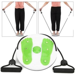 Planche De Torsion Waist – Disque Rotatif, Antidérapant, Cordon élastique, Capacité 120 Kg, Fitness Maison
