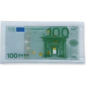 MOUCHOIR EN PAPIER Mouchoirs en papiers impression billets 100 euros
