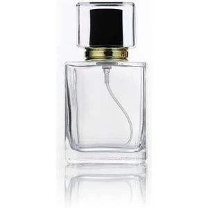 VAPORISATEUR VIDE Flacons De Parfum Vides Rechargeables En Verre De 50 Ml Avec Entonnoirs (Noir)[n687]