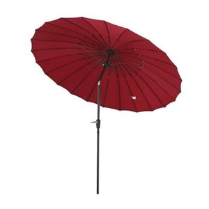 PARASOL Parasol - CHINA - Rouge - Manivelle - 2,6m - Haute