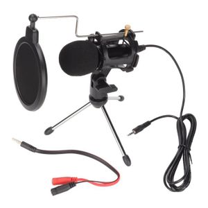 MICROPHONE TMISHION Kit de microphone de studio cardioïde Kit de microphone à condensateur Kit de micro de Studio cardioïde professionnel