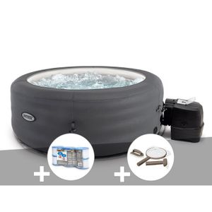SPA COMPLET - KIT SPA Spa gonflable Intex PureSpa Access rond Bulles 4 p