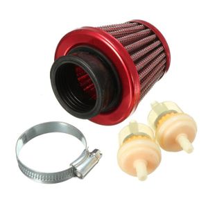 Aspirateur en acier inoxydable Pour 110 cc 125cc 140 cc 250 cc ATV Quad Pit Bikes MIni moto G/én/érique 42mm Filtre /à air