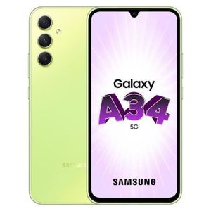 SMARTPHONE SAMSUNG Galaxy A34 5G Lime 128 Go