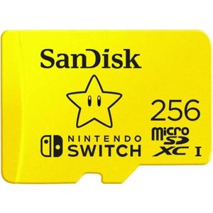 CARTE MÉMOIRE Carte microSDXC SanDisk 256 Go pour Nintendo Switc