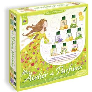 JEU DE CRÉATION PARFUM SENTOSPHERE - Atelier Parfums Fleurs - Jeu de création parfum pour enfant à partir de 8 ans