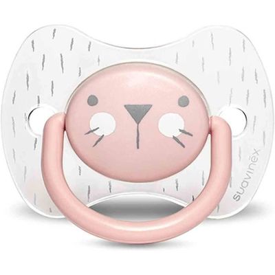 Hygge Baby Whiskers Sucette Pour Bebe Avec Tetine Physiologique 6 18 Mois Rose Cdiscount Puericulture Eveil Bebe