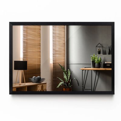 Miroir led 12W APOLO 100x70cm Noir mat - SALGAR Réf. 87861