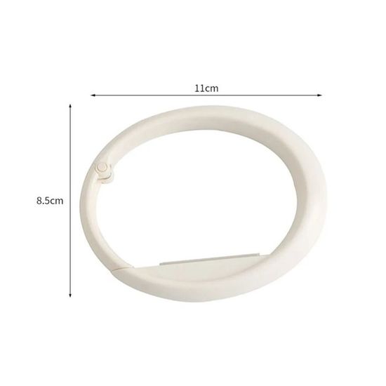 Supports De Sac Pour Table - Lot De 2 Crochets Pliables Antidérapants - Porte Jusqu'à 5 Kg - Couleurs Rose Et Violet - 11