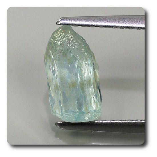 Aigue-marine 100 % naturelle du Brésil, taille émeraude, pierre ample à