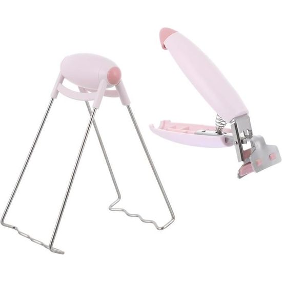 Lot De 2 Pinces Anti-Brûlure Silicone Pour Bols Chauds - Poignées Résistantes à La Chaleur