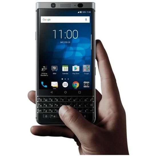 Smartphone - BlackBerry - KEYone - 32Go - Noir - Android 7.1 Nougat - Lecteur d'empreintes digitales