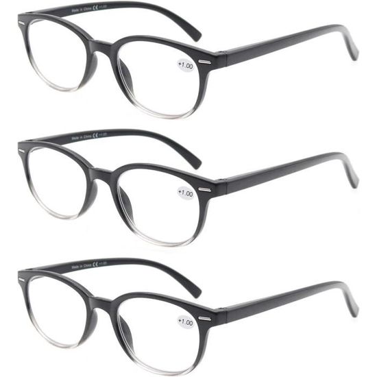 Lot De 3 étuis à Lunettes En Denim Avec Fermeture éclair - Protection Anti-rayures, Mousqueton Inclus