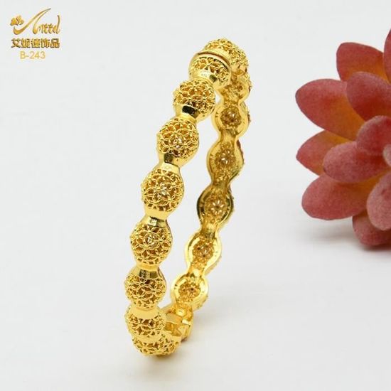 Xerling Lot De 14 Bracelets Indiens Bohèmes Dorés Texturés Empilables