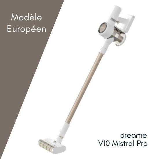 Aspirateur sans fil Dreame V10 Mistral Pro, modèle européen, 100.000 tr / min, 60 minutes
