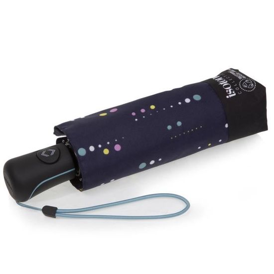 Parapluie Isotoner Automatique Ultra Déperlant - 96 Cm, 360 G, 7 Baleines Acier - Housse Incluse Sans PFC