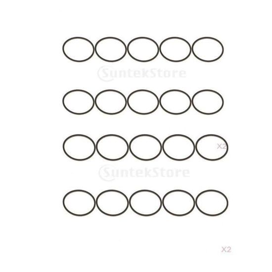 Courroie Entraînement 50X Pour Lecteur Cassette - Longueur 40-135 Mm, Compatible Universel