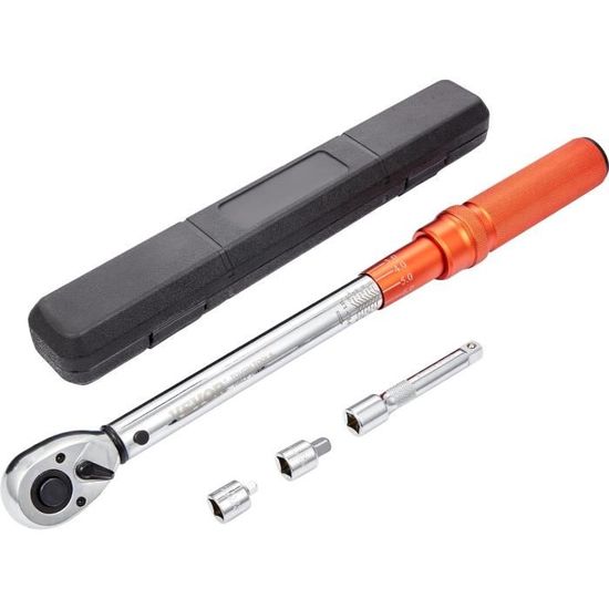 Clé Dynamométrique HAZET 6110-1CT - Plage 5-60 Nm, Précision 2%, Entraînement 10 Mm (3/8") - Poignée Ergonomique, Réglage Précis, Fabrication Allemande