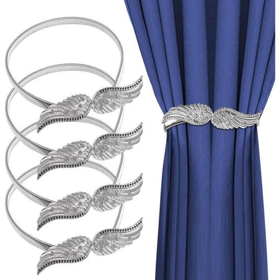 Lntyq Embrasse Pour Rideaux, 4 Pièces Embrasse Rideau Moderne Papillon Perle Rideau Boucle Embrase Rideaux Attache De Rideaux Embrase Rideaux Pour Decoration De Maison Bureau Salon 87456913