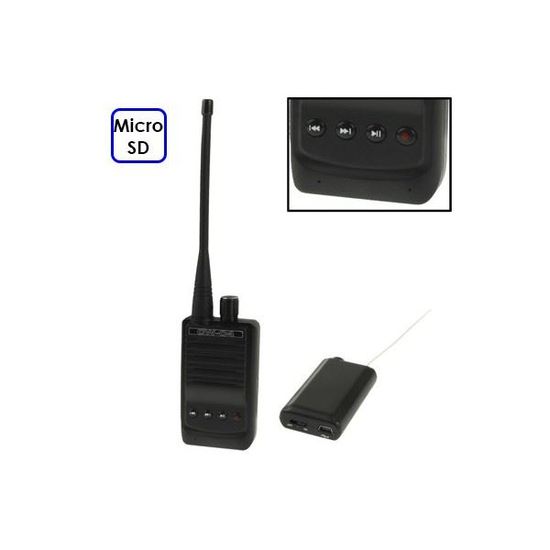 Micro espion avec récepteur audio longue portée