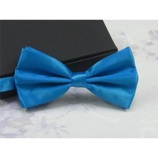 Nœud Papillon Réglable En Soie Dolce & Gabbana, Motif Bleu Italien, Neuf Avec étiquettes
