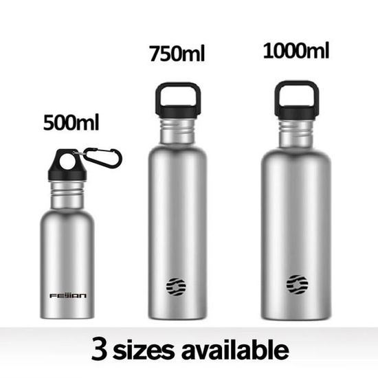 Gourde Isotherme SANTECO 830 Ml - Acier Inoxydable, Sans BPA, Parfaite Vélo Et Randonnée