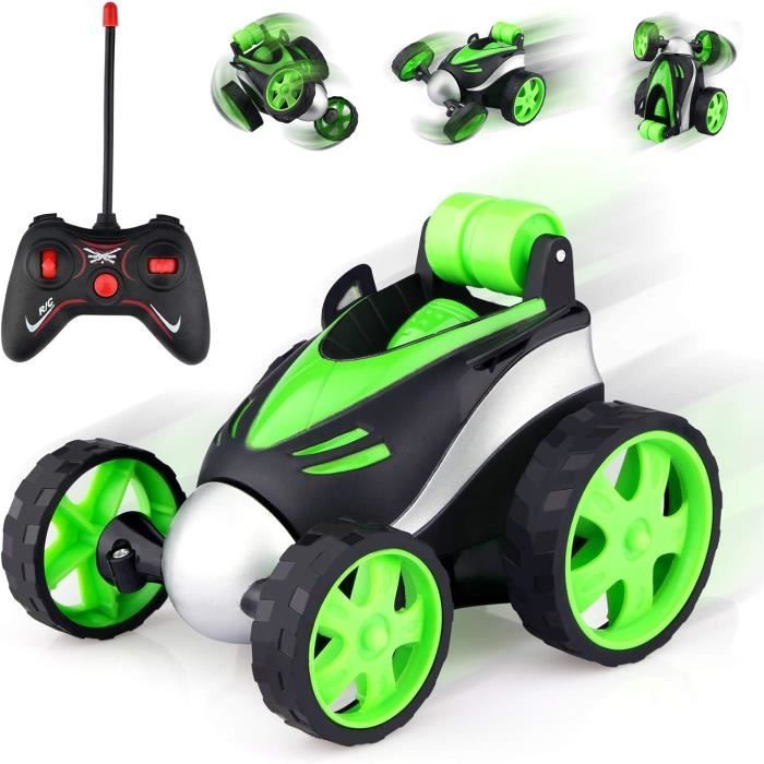 Braxel Voiture Télécommandée Araignée Double Face – RC Car Enfant 3-9 Ans, Dérive 360°, Batterie 600mAh, Cadeau Garçon Fille