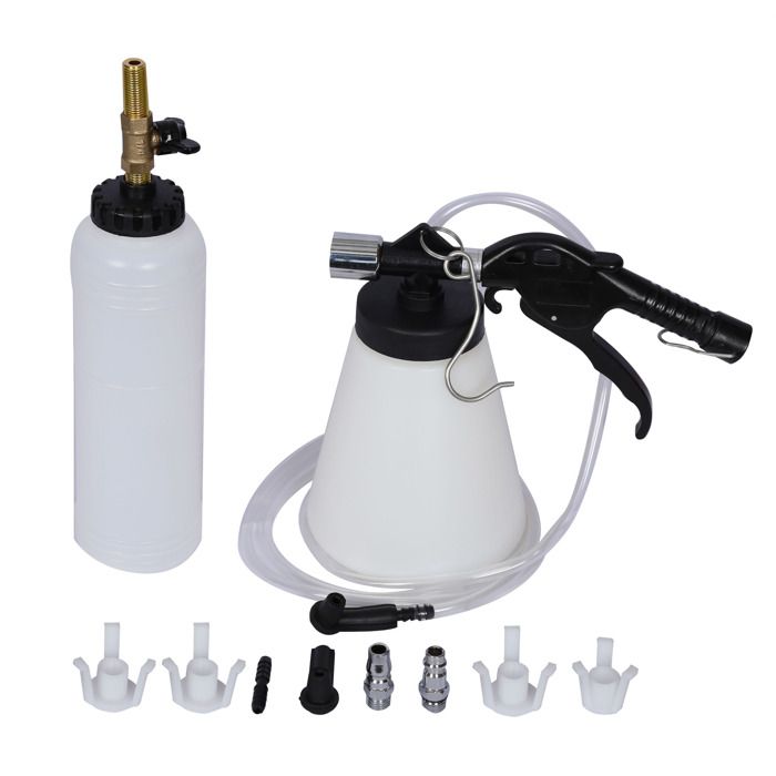 Appareil de purge de freins Purgeur liquide freins Bouteille de recharge Air comprimé 1L Voiture - 61593