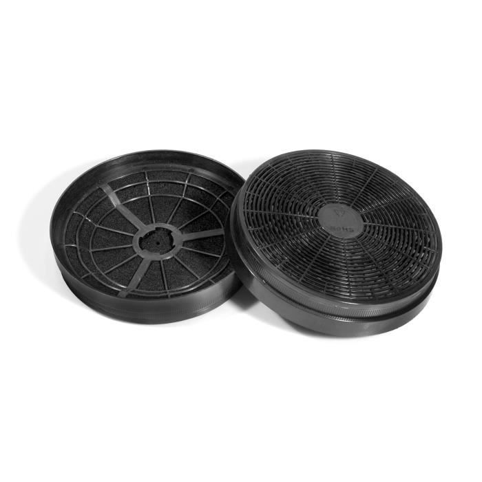Filtre à charbon actif Respekta MIZ 0023N pour hottes aspirantes 2 pièces