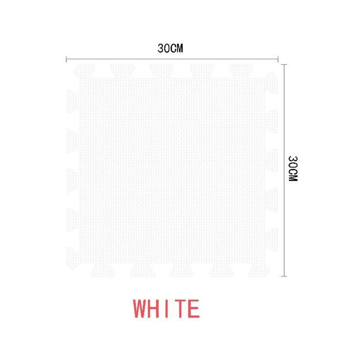 Tapis d'éveil,9-18-24-30 pcs-lot doux EVA mousse bébé enfants enfants tapis de jeu noir blanc couleur Puzzle - Type white-24 pieces