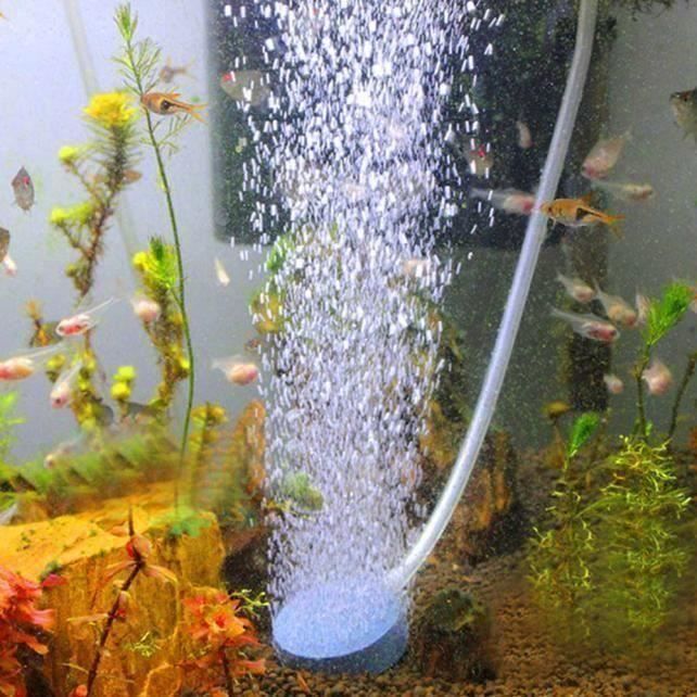 1xAir Bubble Aquarium Pierre Aérateur Fish Tank Pompe hydroponique oxygène_ali074 E 37356