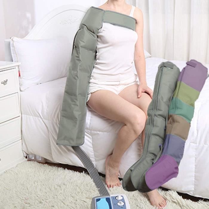 COUSSIN DE MASSAGE NXX Appareil De Massage avec Bottes Et Ceinture Eacutepaule 6 Coussins dair Deacutesactivables Dureacutee 499