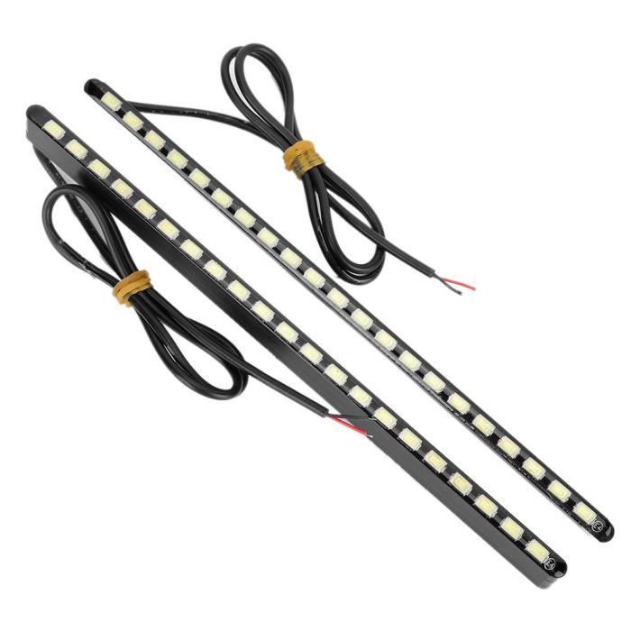 Fydun éclairage de voiture Feu de jour étanche 5630 lampe de modification de voiture DRL haute luminosité LED (21LED)