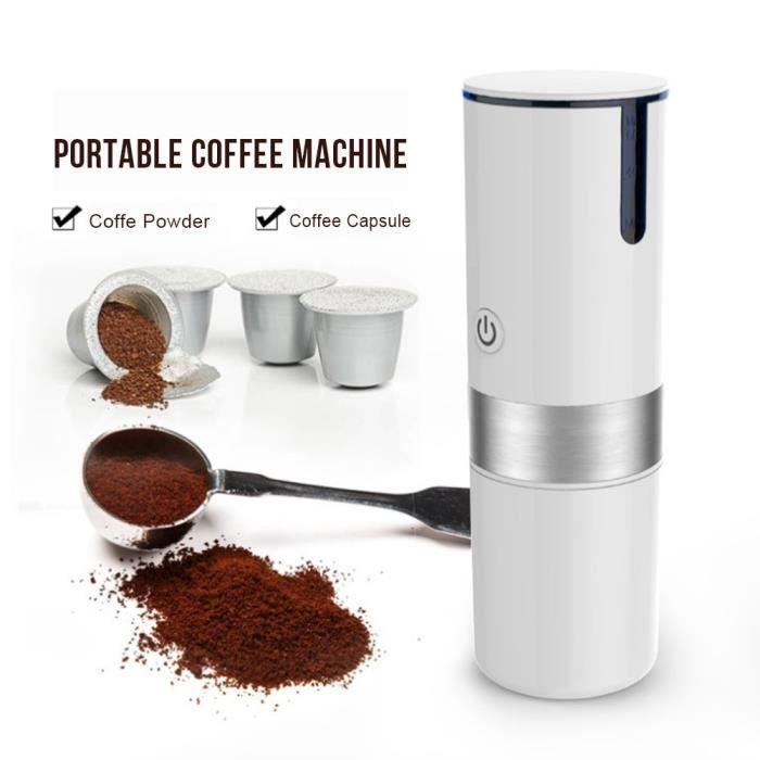Moulins à café manuels,Machine à café à capsules électrique entièrement automatique, chargement domestique, Mini USB, Portable,