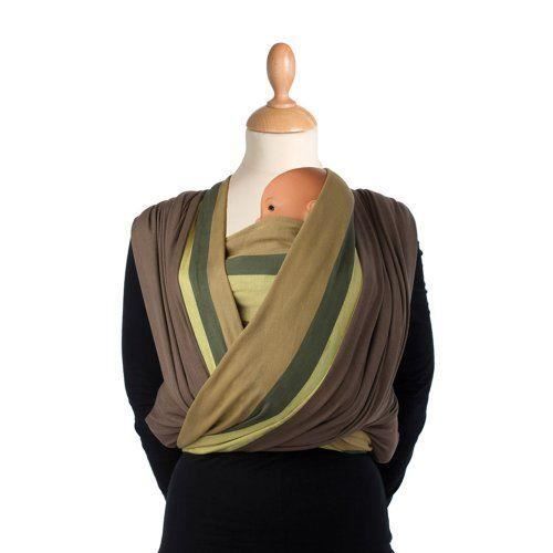 Echarpe De Portage - Babylonia Baby Carriers - Modèle BB-SLEN - Porte-Bébé - 100% Coton Organique - 260 cm - Tapenade