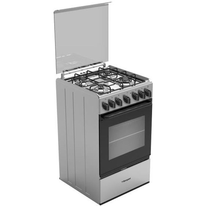 Bompani BI543GB-N, Cuisinière, Acier inoxydable, Rotatif, Devant, Bas, Métal