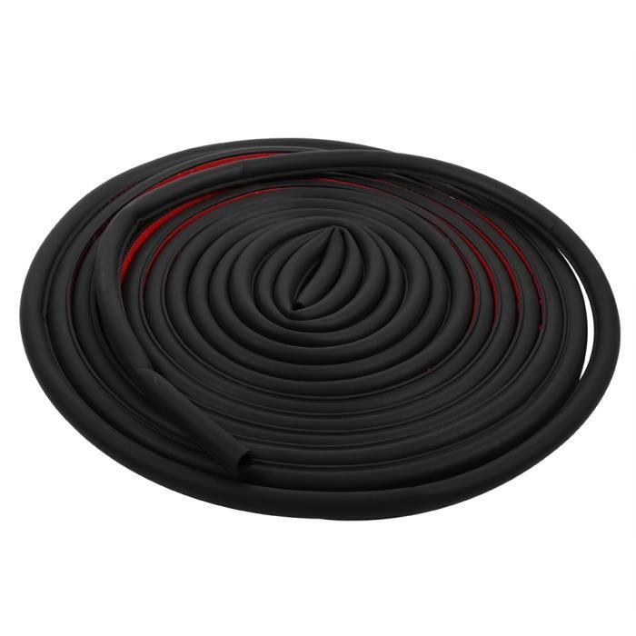 Cikonielf Bande de joint de porte de voiture 8M grand D forme voiture moteur porte bord joint en caoutchouc garniture bande creuse