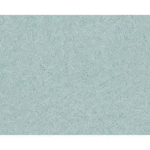 Livingwalls Titanium Uni-Ball Papier peint, papier peint structure brun métallique 315410, bleu, 315427