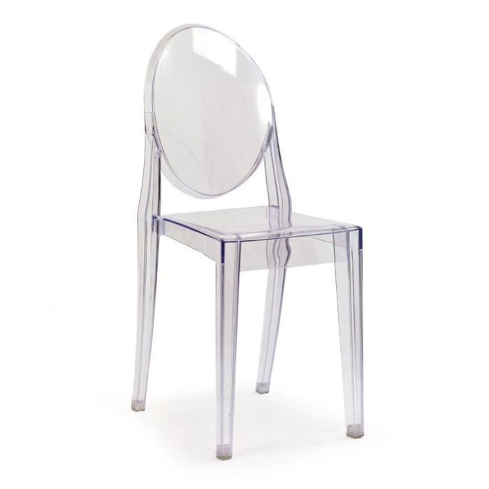 chaise ghost transparente