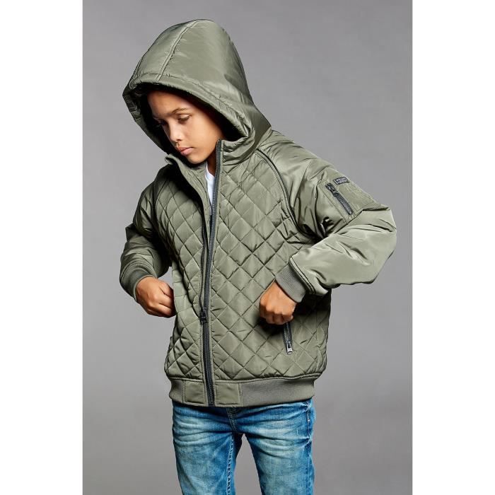 Blouson court matelassé à capuche - Blouson LARIX